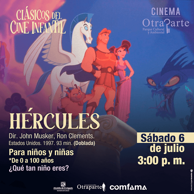 Clic en la imagen para obtener más información sobre la proyección de la película «Hércules» en el Cinema Otraparte.