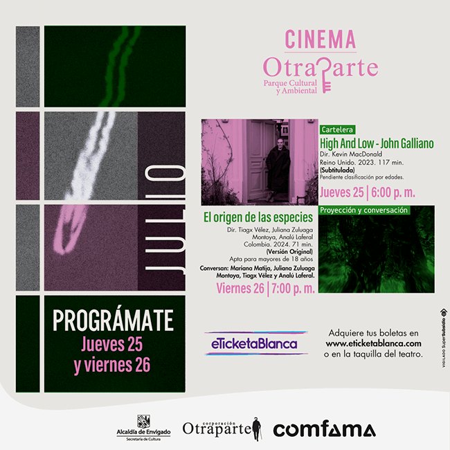 Clic en la imagen para obtener más información sobre la programación del Cinema Otraparte.