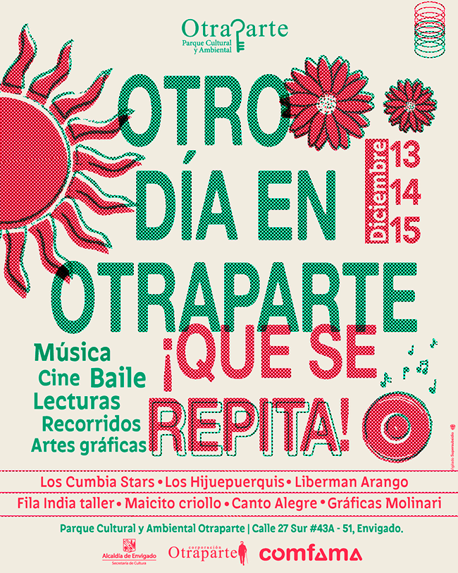 Clic en la imagen para obtener más información sobre la feria cultural «Otro día en Otraparte».